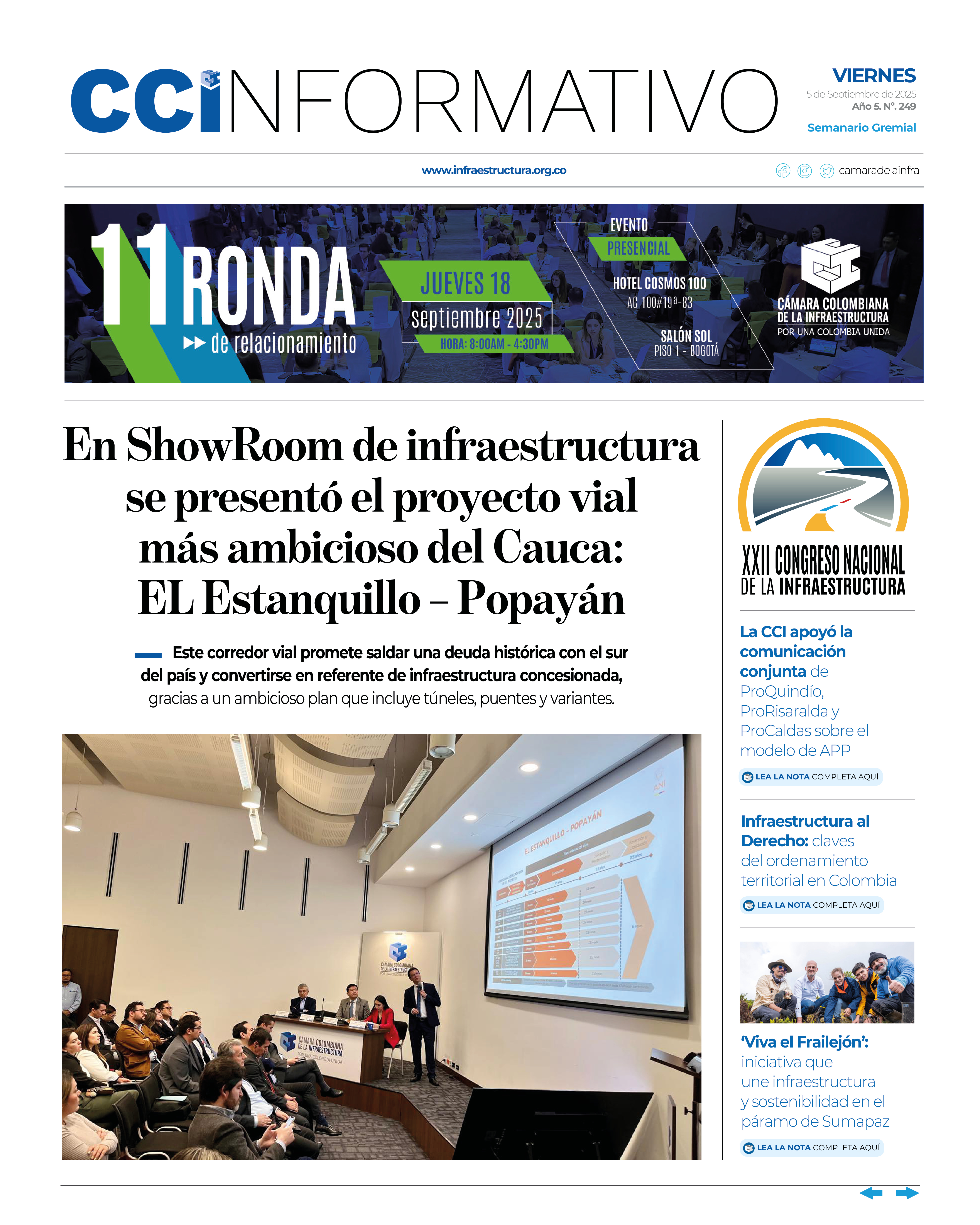 Edición No. 249 - 05 de septiembre