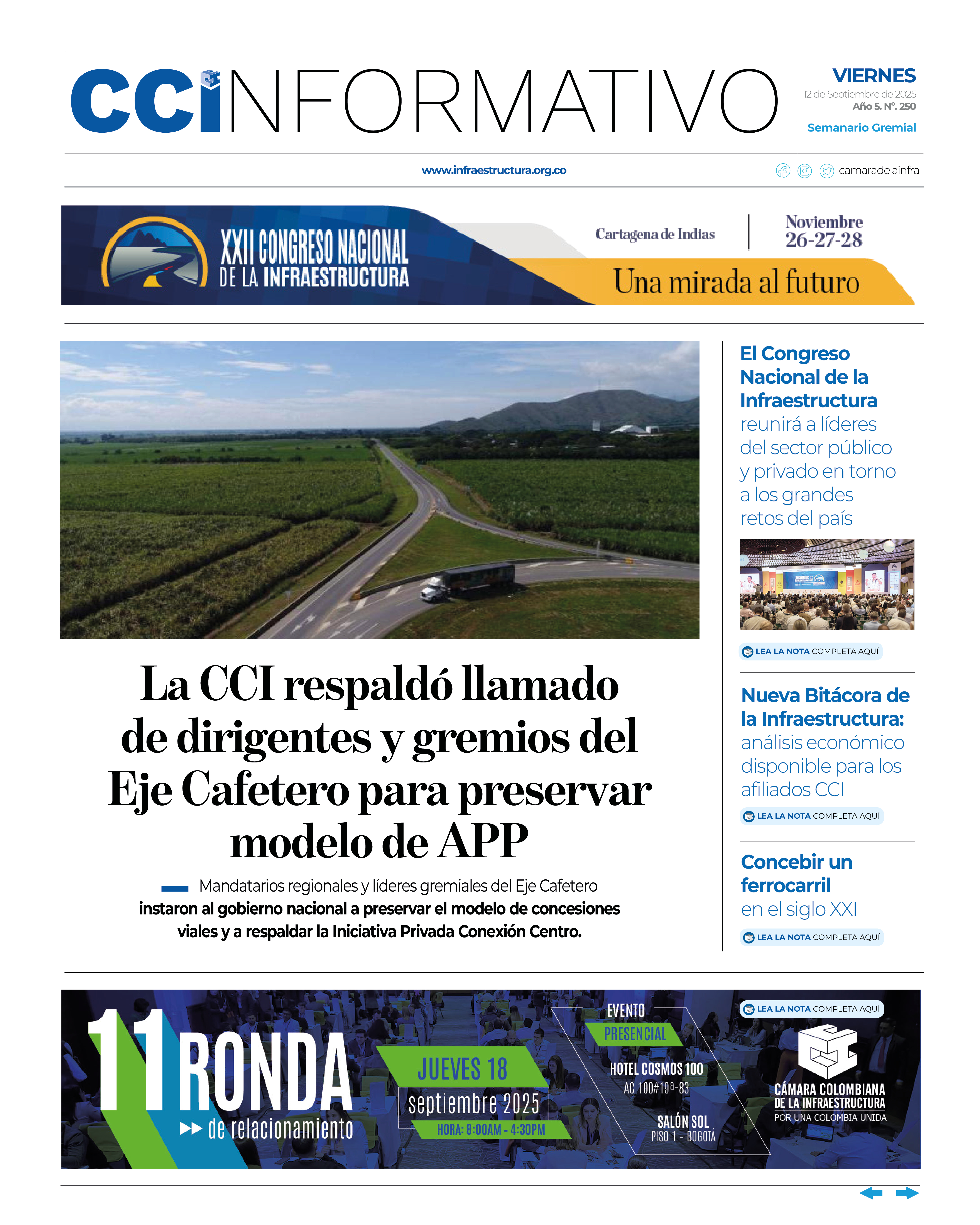 Edición No. 250 - 12 de septiembre