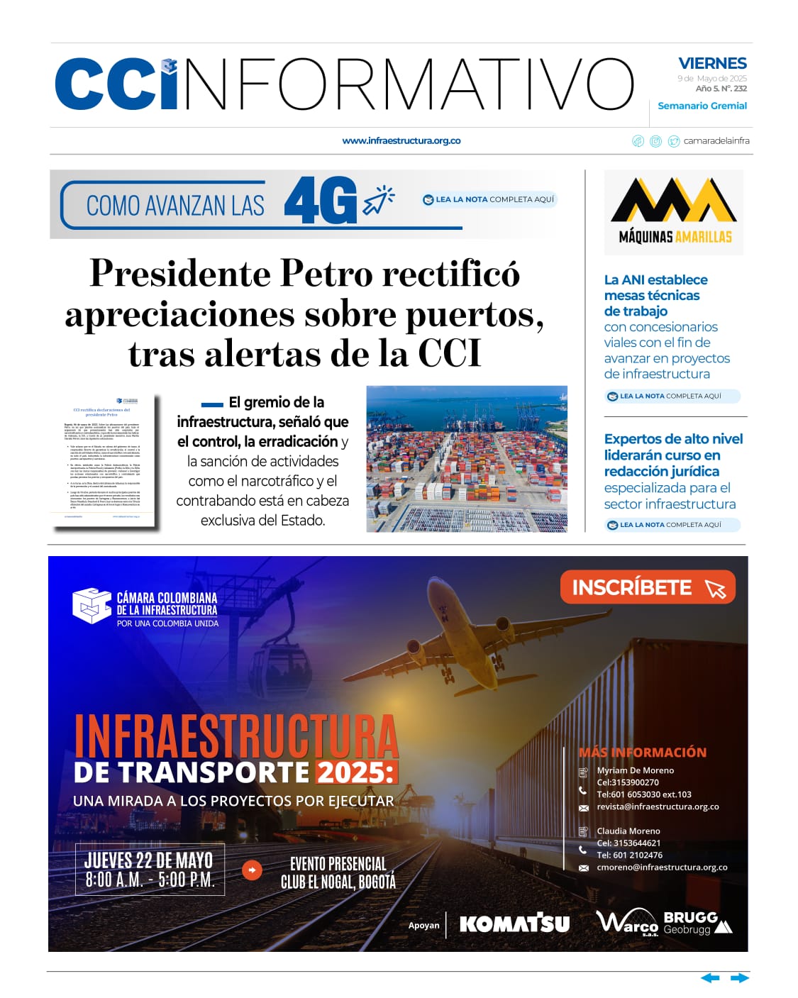 Edición No. 232 - 9 de mayo