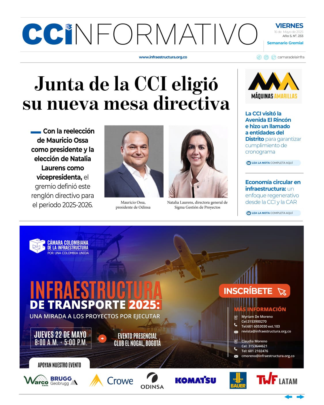 Edición No. 233 - 16 de mayo